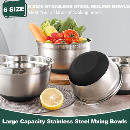 Stainless Steel Mixing Bowls (6pc)