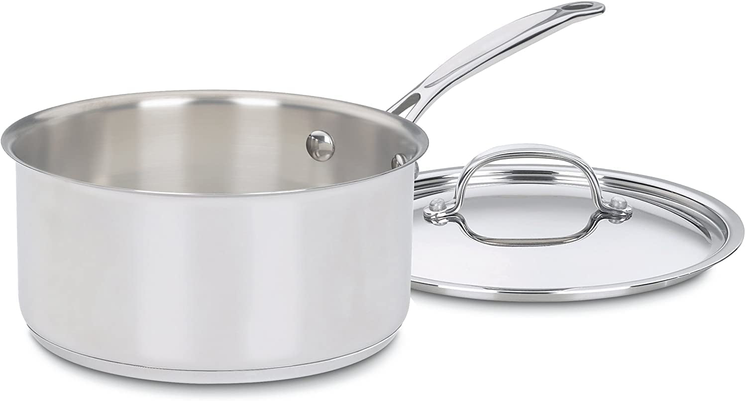 10 Piece Chef's Classic Stainless Pot & Pan Cookware Set