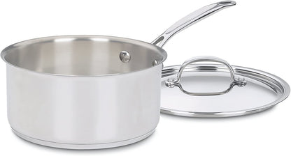 10 Piece Chef's Classic Stainless Pot & Pan Cookware Set